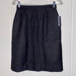 Amanda Smith Women 6P Mini‎ Gray Pencil Skirt Office Business Career Work